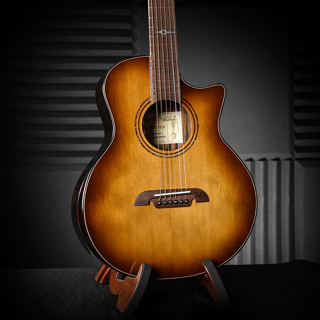 Alvarez LJE95CEARSHB SOLID AA WESTERN RED CEDAR / MACASSAR EBONY