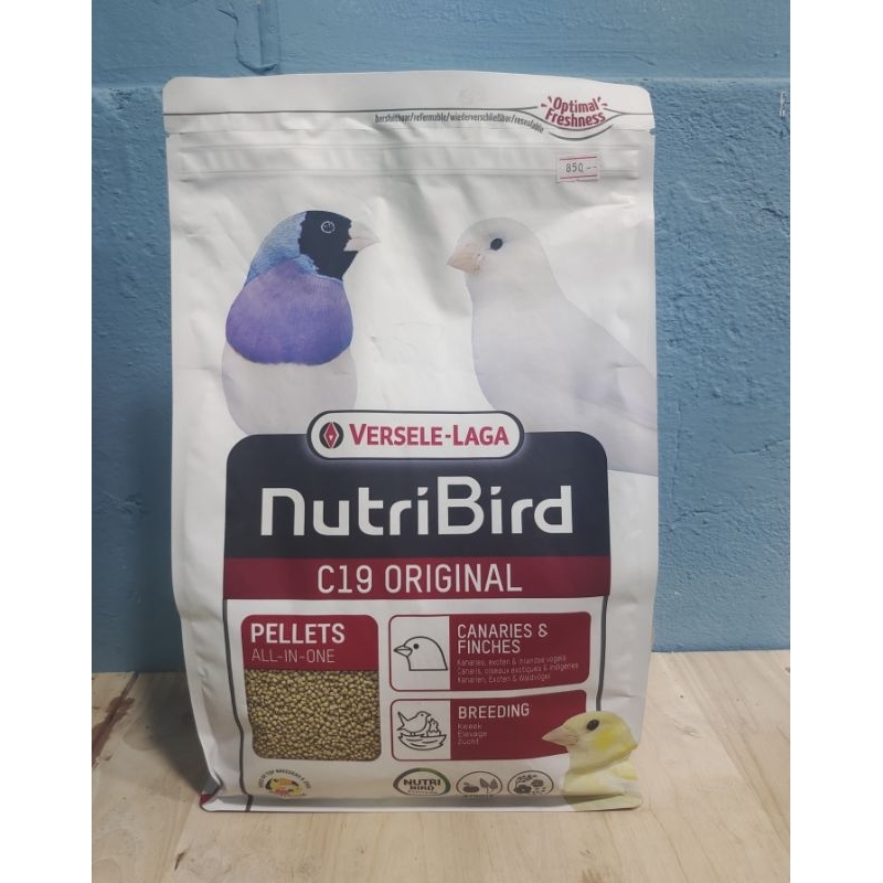 nutribird-c19-original-อาหารนกคีรีบูน-นกฟิ้นช์-3kg