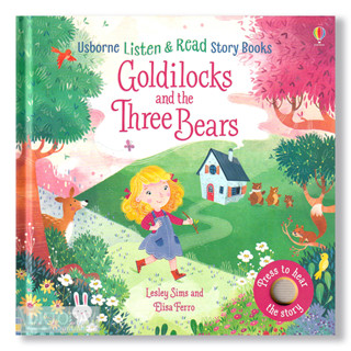 DKTODAY หนังสือ USBORNE LISTEN&READ STORY BOOKS:GOLDILOCKS & THE THREE BEARS (AGE 3+) **หนังสือมีเสียง**