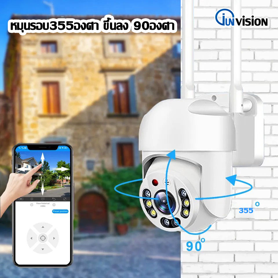 ภาพหน้าปกสินค้ากล้องวงจรปิด 5G​ 5ล้านพิกเซล MINI ptz outdoor WIFI ip camera HD 5MP​ wifi ภาพคมชัด กล้องกันน้ำ​ หมุนได้360 APP ICAM365 จากร้าน junanvision บน Shopee