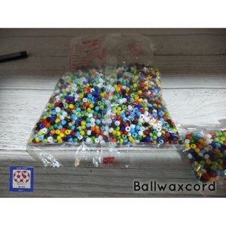 เม็ดบีท ลูกปัด glass bead 50g