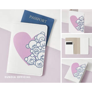 [พร้อมส่ง] B6603 กระเป๋าใส่พาสปอร์ต เคสพาสปอร์ต ซองใส่ Passport ลายหมีน่ารัก