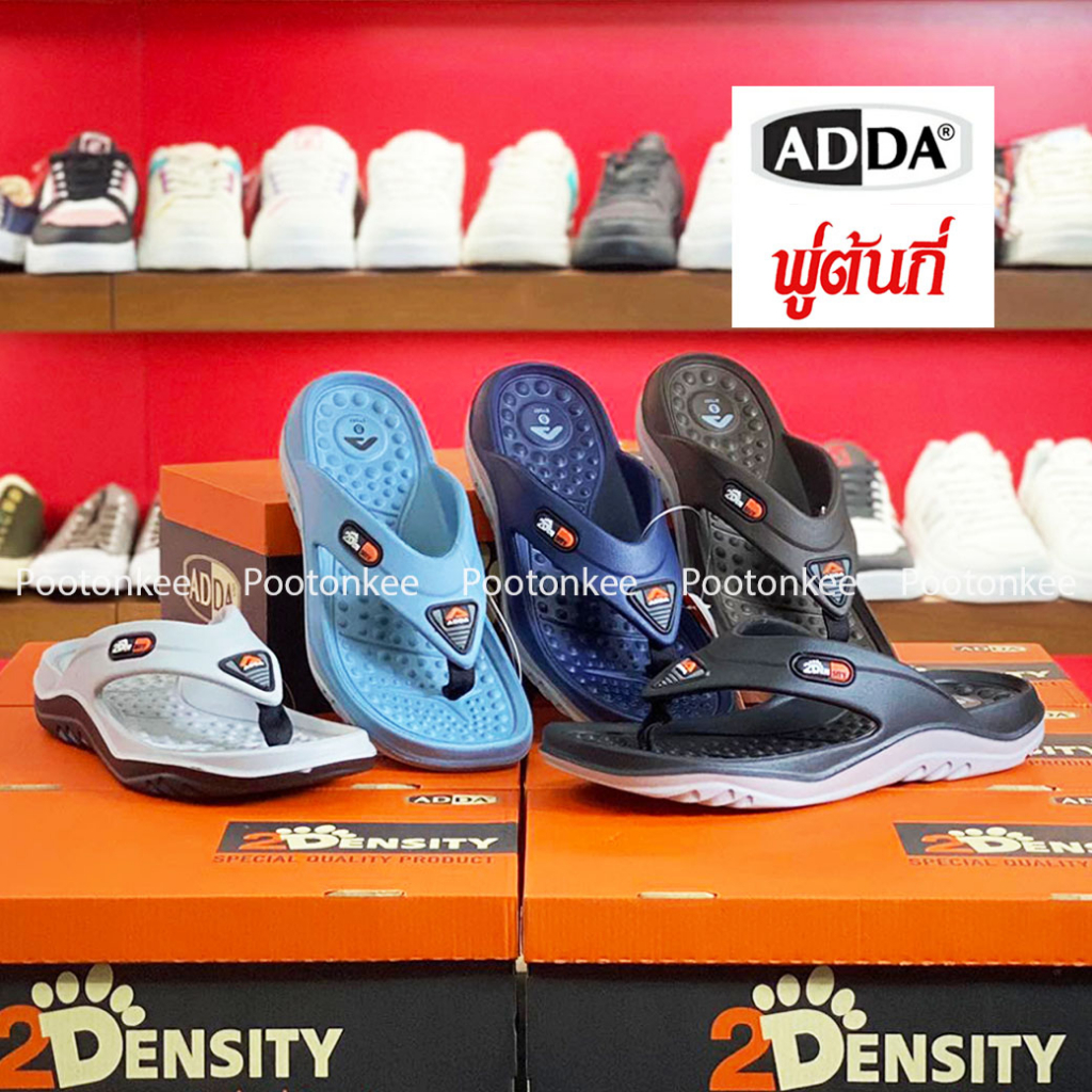 ADDA 2density รองเท้าแตะ รองเท้าลำลอง สำหรับผู้ชาย แบบหนีบ รุ่น 5TD57 ...