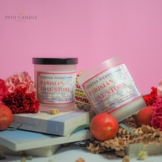 Parisian love story (Floral) - Scented candle 140g, 225g เทียนหอม 29th Candle ส่งฟรี!!