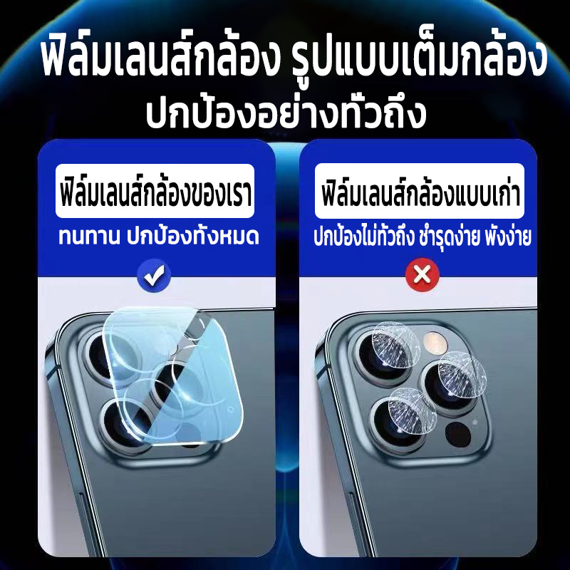 ฟิล์มกล้อง-ฟิล์มกล้อง-11-ฟิล์มกระจก-เลนส์กล้องสำหรับไอโฟน-ป้อนกันกล้องแตก-ติดตั้งง่าย-ทนทาน-ไม่แตก