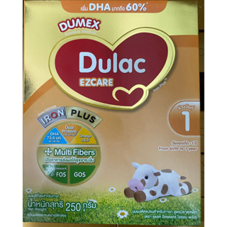 สินค้า Dulac ดูแลค อีแซคแคร์ สูตร1 นมผงสำหรับ ทารกแรกเกิด -1ปี ขนาด 250 กรัม 1กล่อง