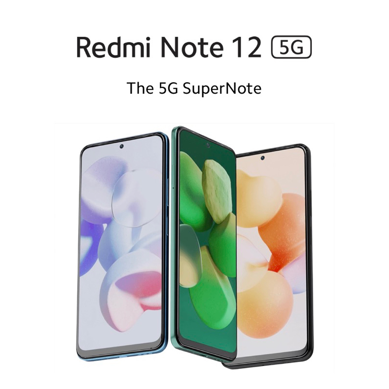 xiaomi-redmi-note-12-5g-6-128gb-8-256gb-จอ-6-67-กล้องคู่-48mp-แบต-5-000mah-เครื่องแท้-ประกันศูนย์-15เดือน