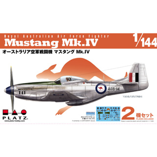 โมเดลประกอบ Platz Hobby 1/144 PDR-28 Royal Australian Air Force Mustang Mk.IV (Set of 2)