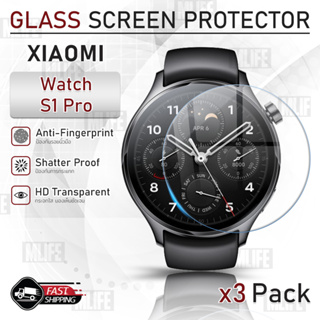 MLIFE - กระจก 2.5D นาฬิกา Xiaomi S1 Pro 46 มม. ฟิล์มกันรอย กระจกนิรภัย เต็มจอ เคส สายนาฬิกา สายชาร์จ Glass 46mm