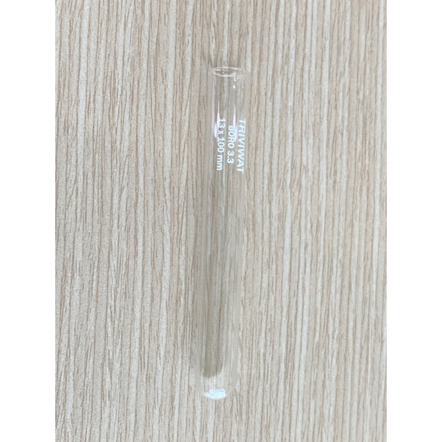 แบบ 100ชิ้น ต่อกล่อง หลอดทดลอง 13x100 mm หลอดแก้ว หลอดทดสอบ Testtube ...
