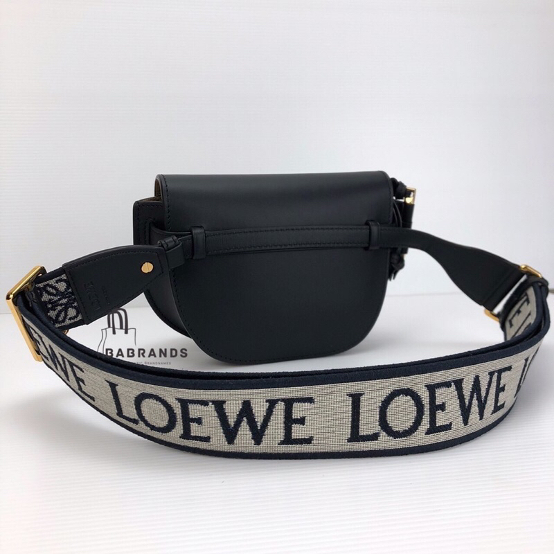 กระเป๋าสะพาย-loewe-gate-mini-canvas-jacquard-trimmed-leather-shoulder-bag-พร้อมส่งค่ะ