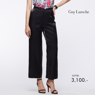 Guy laroche กางเกงขาวยาว กาง﻿เ﻿กงผู้หญิง กางเกงขายาว สีดำขาบาน (GZTFBL)