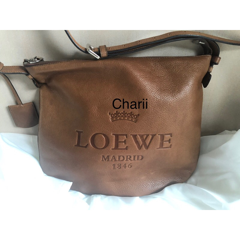 loewe-heritage-messenger-leather-มือสอง-สภาพดีมากๆ-ค่ะ-หายากมากๆ-มีผ่อนชำระ