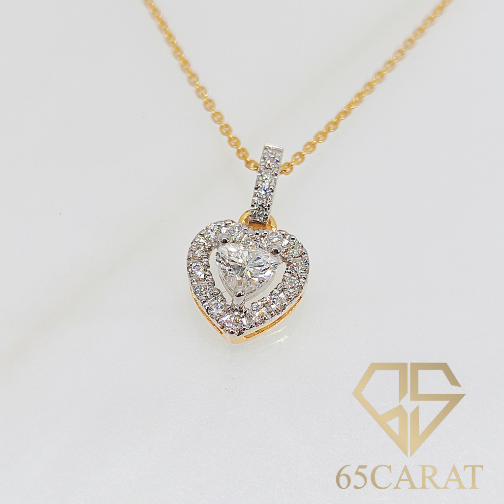 65carat-จี้เพชรหัวใจ-0-33กะรัต-เพชรเบลเยี่ยมคัท-ตรงกลางเพชรแฟนซีหัวใจ