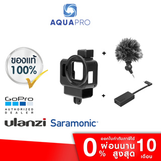 GoPro 8 Ulanzi G8-9 Plastic Case + GoPro Mic Adapter +  Saramonic SR-XM1 3.5mm