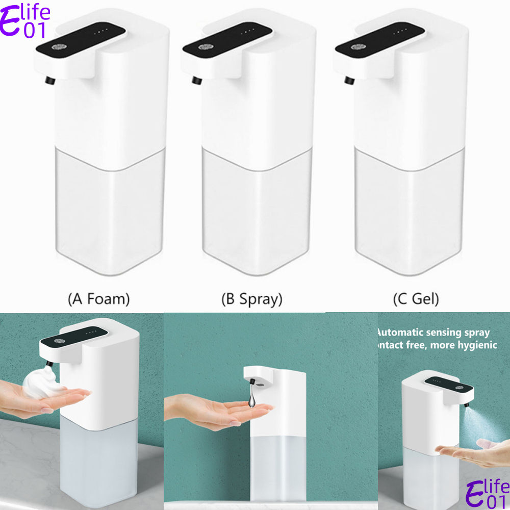 เครื่องพ่นแอลกอฮอล์อัตโนมัติ-เครื่องปล่อยเจลล้างมืออัตโนมัติ-400ml-เครื่องกดสบู่อัตโนมัติ-เครื่องจ่ายเจล