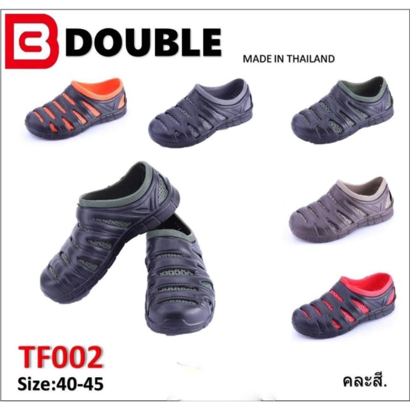 ภาพหน้าปกสินค้ารองเท้าฮุ้มส้นยี่ห้อdoubleรุ่นtf002size40-45 จากร้าน tossapornsomprnjob บน Shopee
