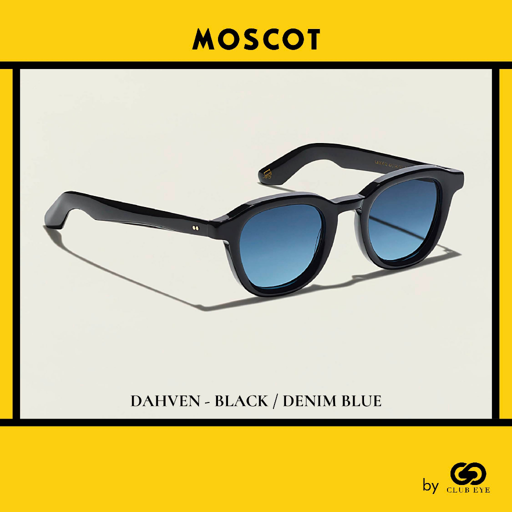 moscot-แว่นกันแดด-มอสคอต-รุ่น-dahven-สีกรอบ-black-สีเลนส์-denim-blue-ไซซ์-44-ของแท้-มีประกัน