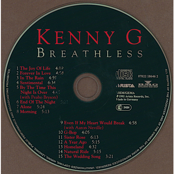 cd-kenny-g-breathless-made-in-eu-ปกแผ่นสวยสภาพดี