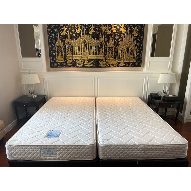 ที่นอนสปริงพร้อมฐานมือสอง จากโรงแรมห้าดาว แบรนด์ Sealy รุ่น Comfort Firm ขนาด 3.5 ฟุต Shopee