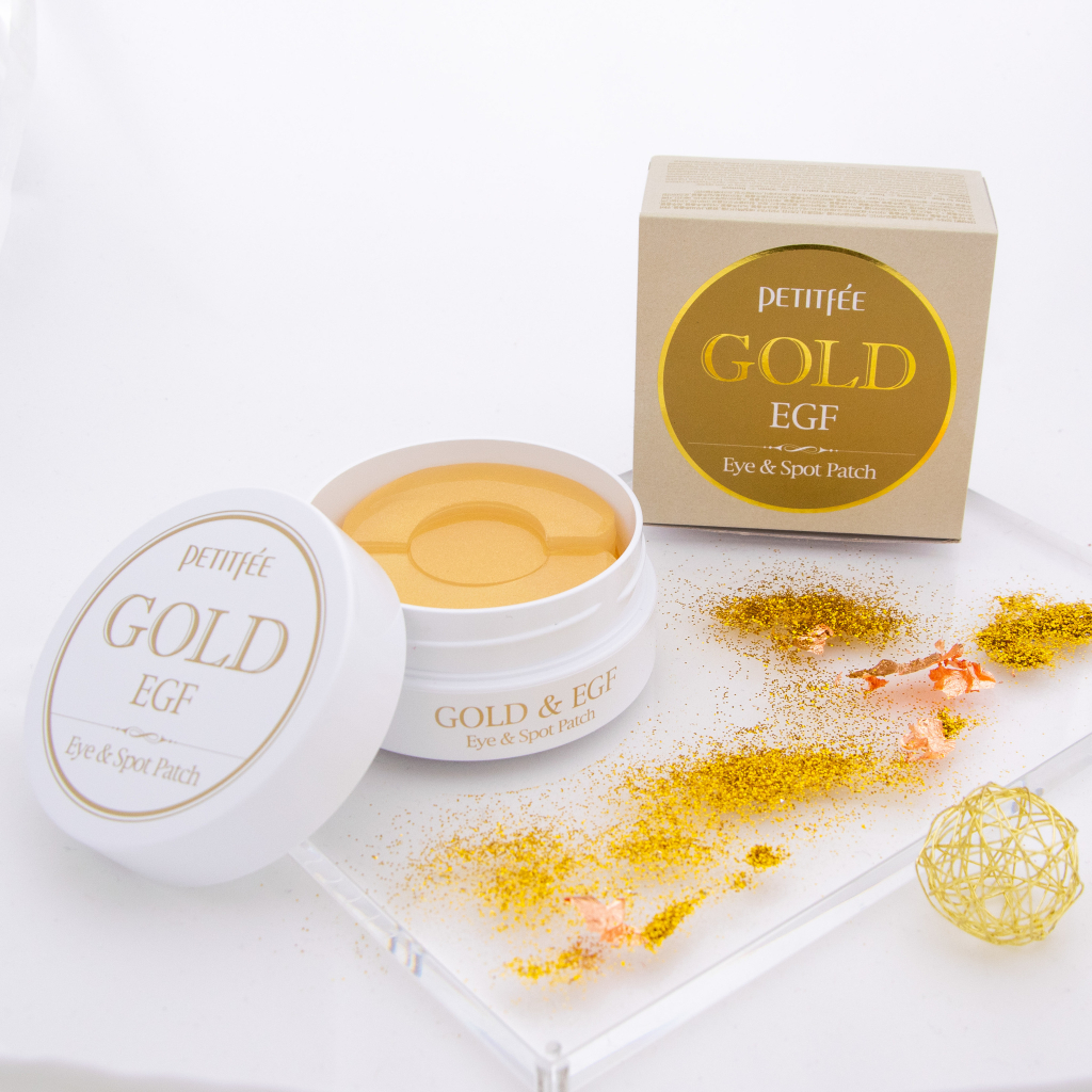 [พร้อมส่ง] สินค้านำเข้า ของแท้ 100 2 in 1 มาร์คไฮโดรเจล Petitfee, Gold