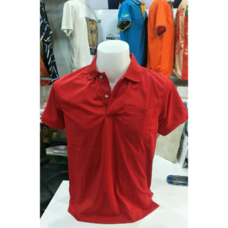 ภาพขนาดย่อของภาพหน้าปกสินค้าเสื้อโปโล polopeak สีแดง สีล้วน จากร้าน somchai16888 บน Shopee