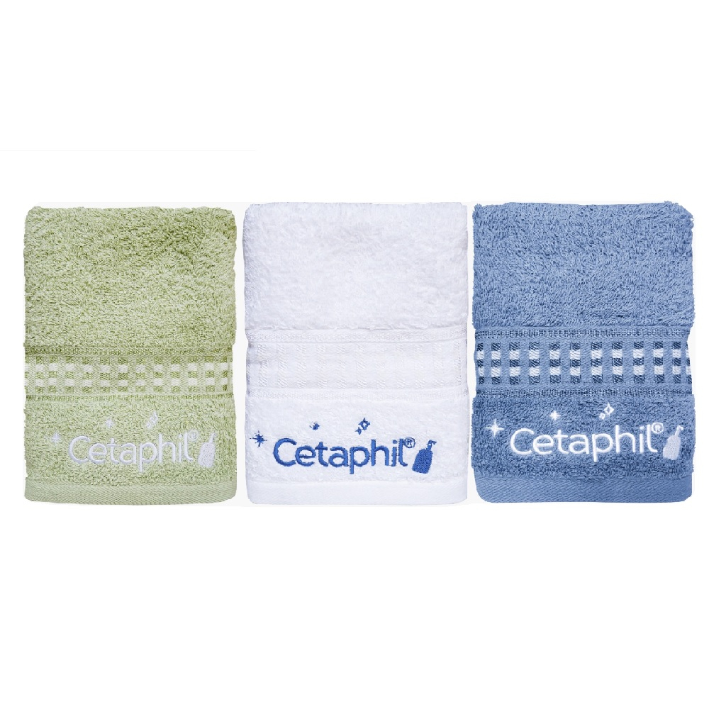 gwp-cetaphil-towel-cotton-100-random-color-ของแถม-เซตาฟิล-ผ้าขนหนู-cotton-100-คละสี