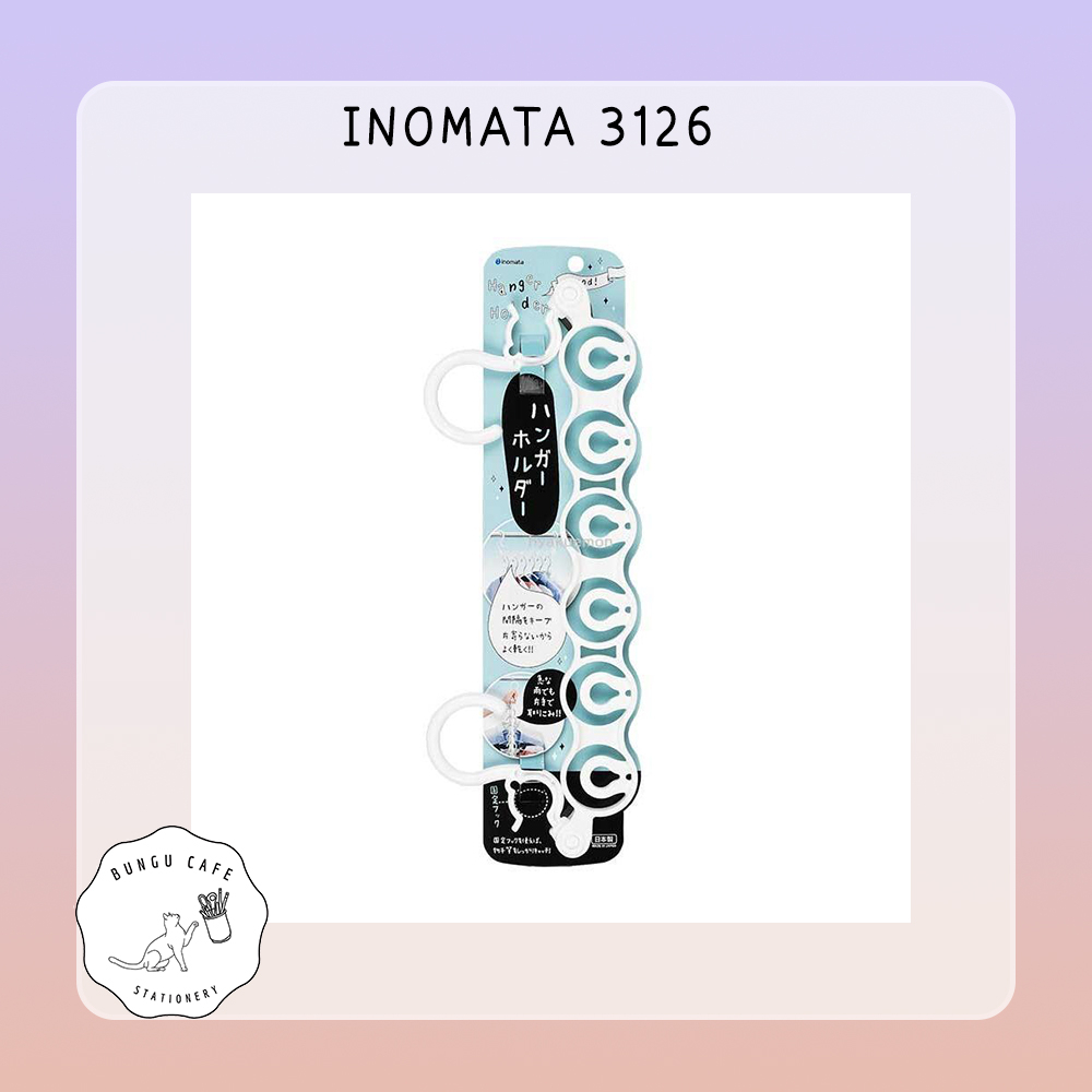 inomata-ไม้แขวนเสื้อ6ช่อง-3126