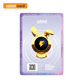 ภาพขนาดย่อของภาพหน้าปกสินค้าRabbit Card บัตรแรบบิท Friends 4Ever สำหรับบุคคลทั่วไป (Thunder) จากร้าน rabbitcard_official บน Shopee ภาพที่ 3