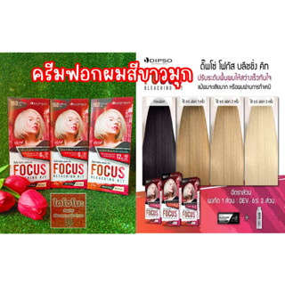 Dipso Focus bleaching kit 160 g ครีมฟอกสีผม กัดสีผม ดิ๊พโซ่ โฟกัส บลีชชิ่ง คิท