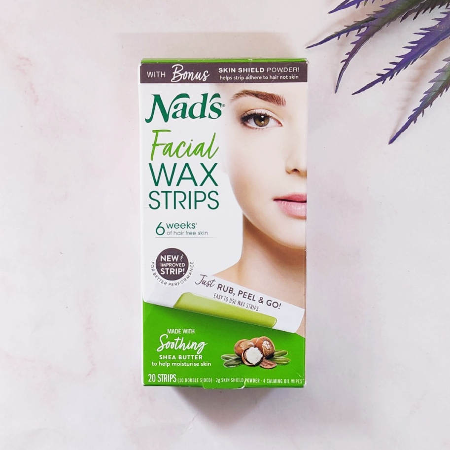 [Nad's] Facial Wax Strips Soothing Shea Butter 20 Strips แผ่นแว็กซ์