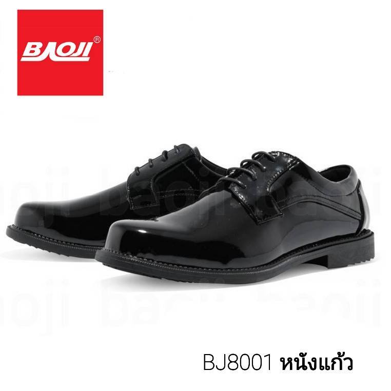 ภาพหน้าปกสินค้าBaoji รองเท้าคัชชูหนังแก้ว/หนังด้าน แบบผูกเชือก BJ8001/BJ8002 ไซส์ 39-45