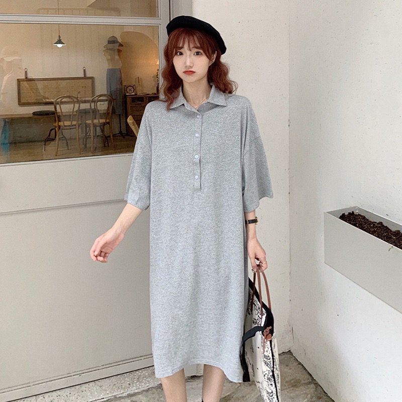 yuri-dress-shirt-เดรสเชิ้ต-เดรสคอปก-เสื้อคอปก