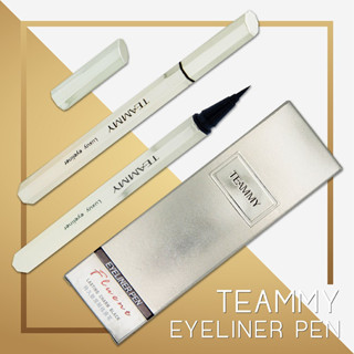 อายไลเนอร์กันน้ำ กันเหงื่อ เส้นคม หัวฟองน้ำ M8005 TEAMMY(ทีมมี่) EYELINER WATER PROOF