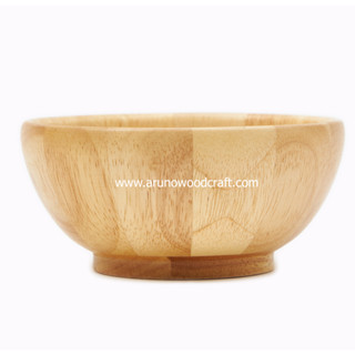 ชามไม้ยางพารา l RUBBER WOODEN BOWL