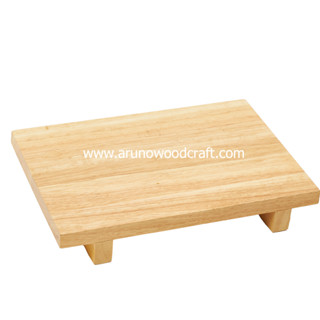 ถาดซูซิยางพารา W 6" x L 9" l RUBBER WOOD SUSHI TRAY W 6" x L9"