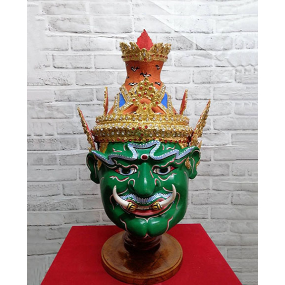 หัวโขน-รามเกียรติ์-ramayana-ban-ruk-rishi-vishnu-head-statue-ปู่ฤาษีเพชรฉลูกัณฑ์-1-1-wearable