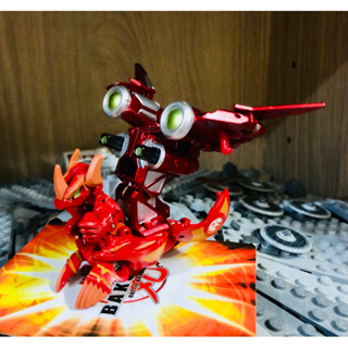 Bakugan Helix Dragonoid &amp; Battle Gear Jetkor ( Metallic Custom Painted As Anime )  #บาคุกัน