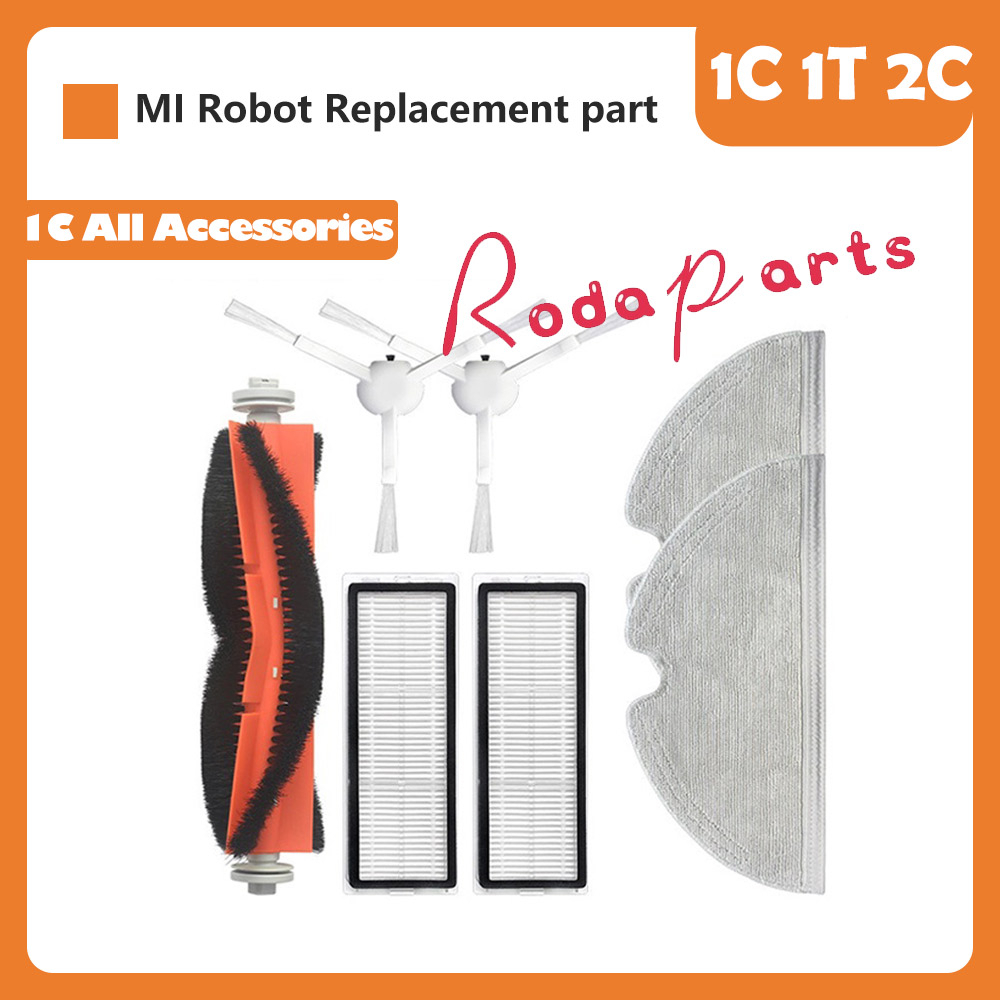 Side Brushes For Xiaomi MIJIA 1C 2C 1T Dreame F9 D Replacement Robot Vacuum Cleaner Parts Side Brush House Cleaning Accessories