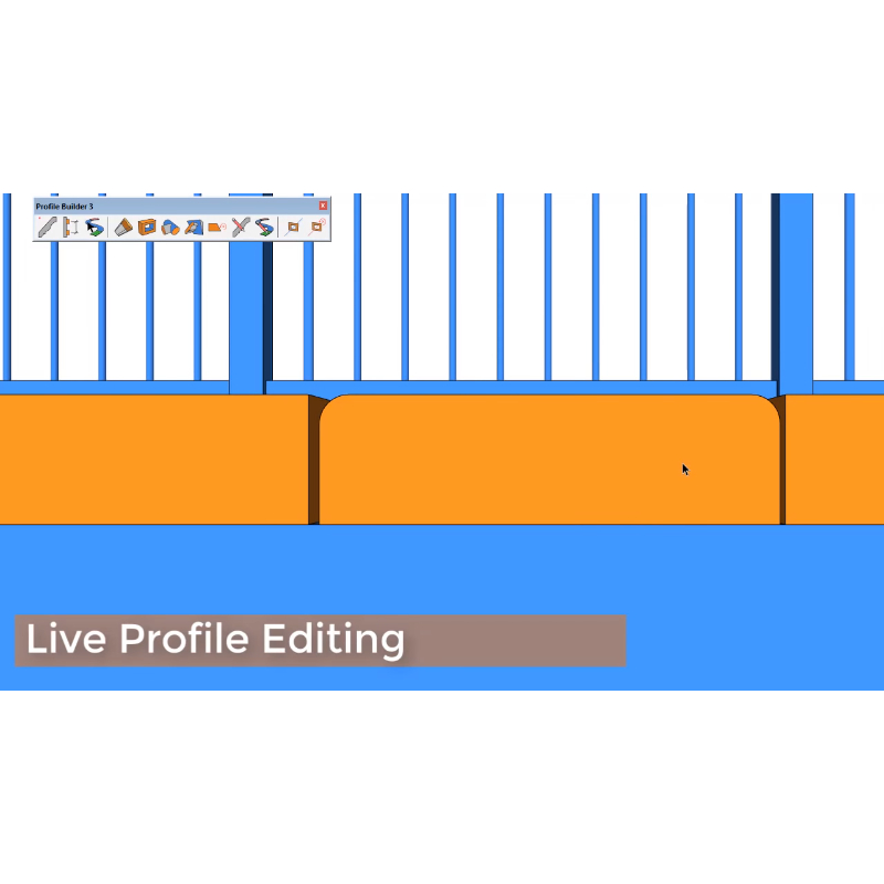 ภาพหน้าปกสินค้าProfile.Builder.3.3.3 (ปลั๊กอินสร้าง Profile) Plugin for Sketchup 2017-2023 จากร้าน drawing_plugin บน Shopee