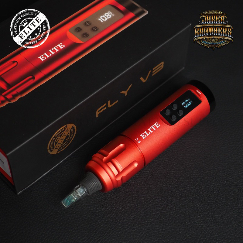 เครื่องสัก ELITE FLY-V3 Wireless Tattoo Pen Machine | Shopee Thailand