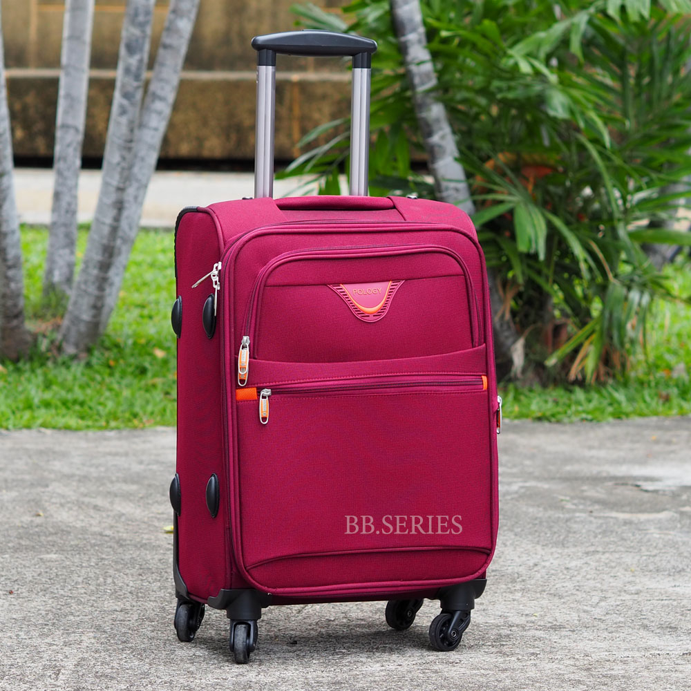 ราคาและรีวิวLuggage cotton กระเป๋าล้อลาก กระเป๋าเดินทาง กระเป๋าเดินทางผ้า ไชส์ 20 24 28 32 นิ้ว น้ำหนักเบา