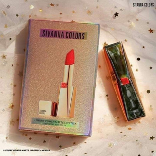 (🔥ของแท้/ส่งไว🔥) Sivanna Color Luxury Power Matte Lipstick ลิปสติกเนื้อแมท HF5023