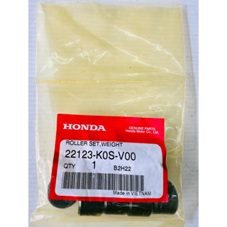 เม็ด ตุ้มน้ำหนักแรงเหวี่ยง HONDA แท้เบิกศูนย์ รหัส K0S สำหรับใส่รถรุ่น PCX 160 / ADV 160 / 1 ชุดมี 6 เม็ด