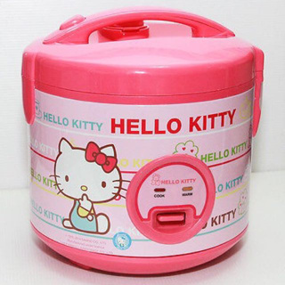 หม้อหุงข้าวไฟฟ้า Hello Kitty ขนาด 1 ลิตร Rice Cooker HELLO KITTY RC-112 Size 1 L Power 400W Pink