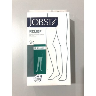 ถุงน่อง Jobst ระดับต้นขาชนิดเปิดหน้าเท้า สีเบจ แรงรัด 20-30 mmHgบรรจุ 1 คู่/กล่อง สวมใส่ป้องกันและบรรเทาภาวะเส้นเลือดขอด