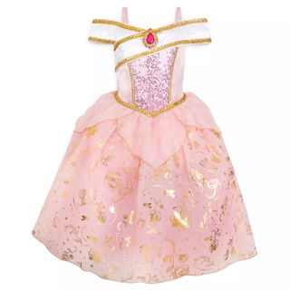 ชุดแฟนซี ชุดคอสตูม เจ้าหญิงออโรร่า Disney Store Aurora Costume For Kids, Sleeping Beauty ลิขสิทธิ์แท้ นำเข้าUK