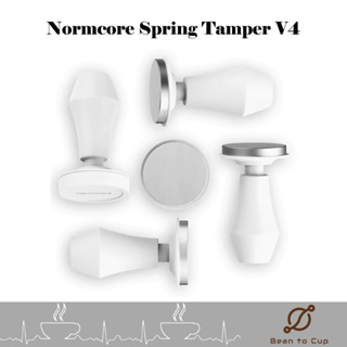 ⚡️10.10⚡️NORMCORE Spring Loaded Tamper V4 TEFLON WHITE // แทมเปอร์ สปริง สีขาว Flat เรียบ , Ripple คลื่น