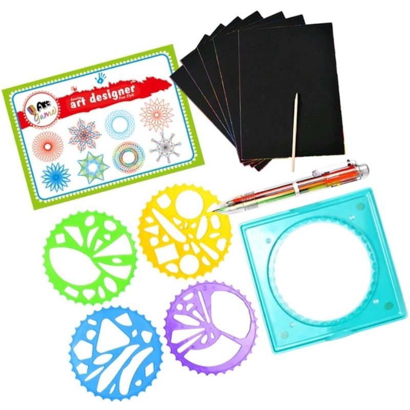 spirograph-ชุดฟันเฟืองวาดรูป