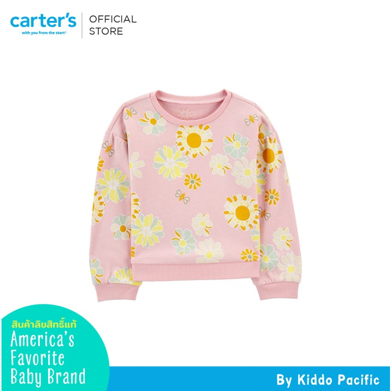 carters-pullover-pink-floral-คาร์เตอร์เสื้อยืดแขนยาวเด็กผู้หญิง-สีชมพู-ลายดอกไม้-l10